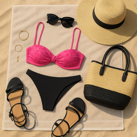 Tie-Dye Zomerbikini – Trendy Tweedelige Bikini