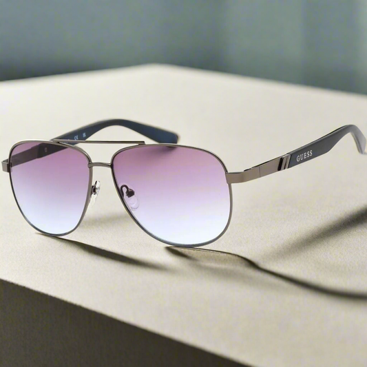 🔥 Guess Heren Zonnebril – Metaal | Donkere Lenzen | Luxe Look
