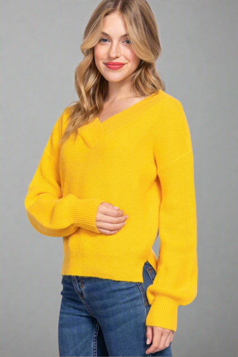 DOUBLE-V KNIT – Yellow