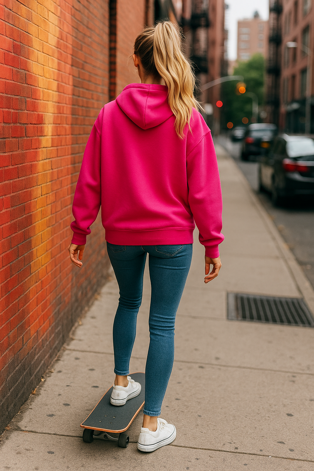 Houston Hoodie – Fuchsia Fire 🔥