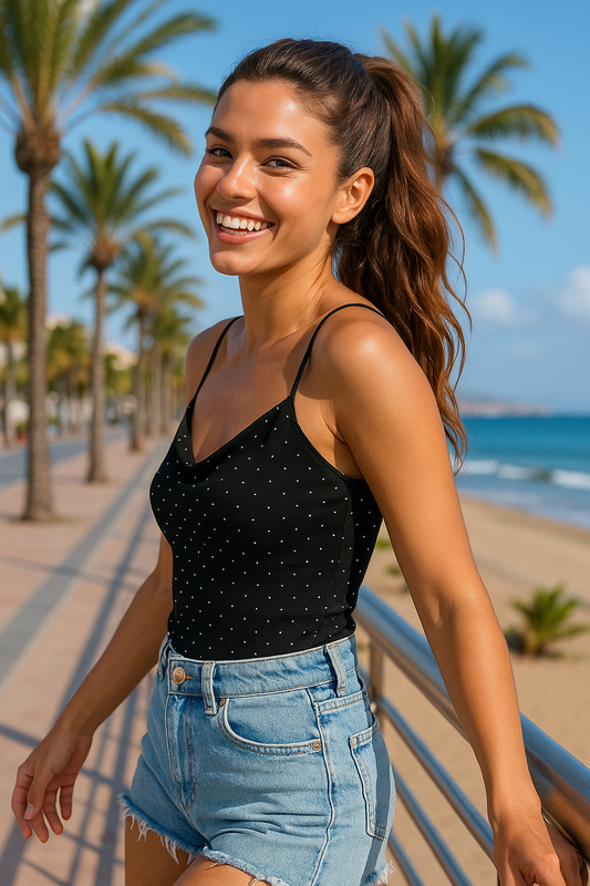 Shiny Dots Top – Your New Fave Fit
