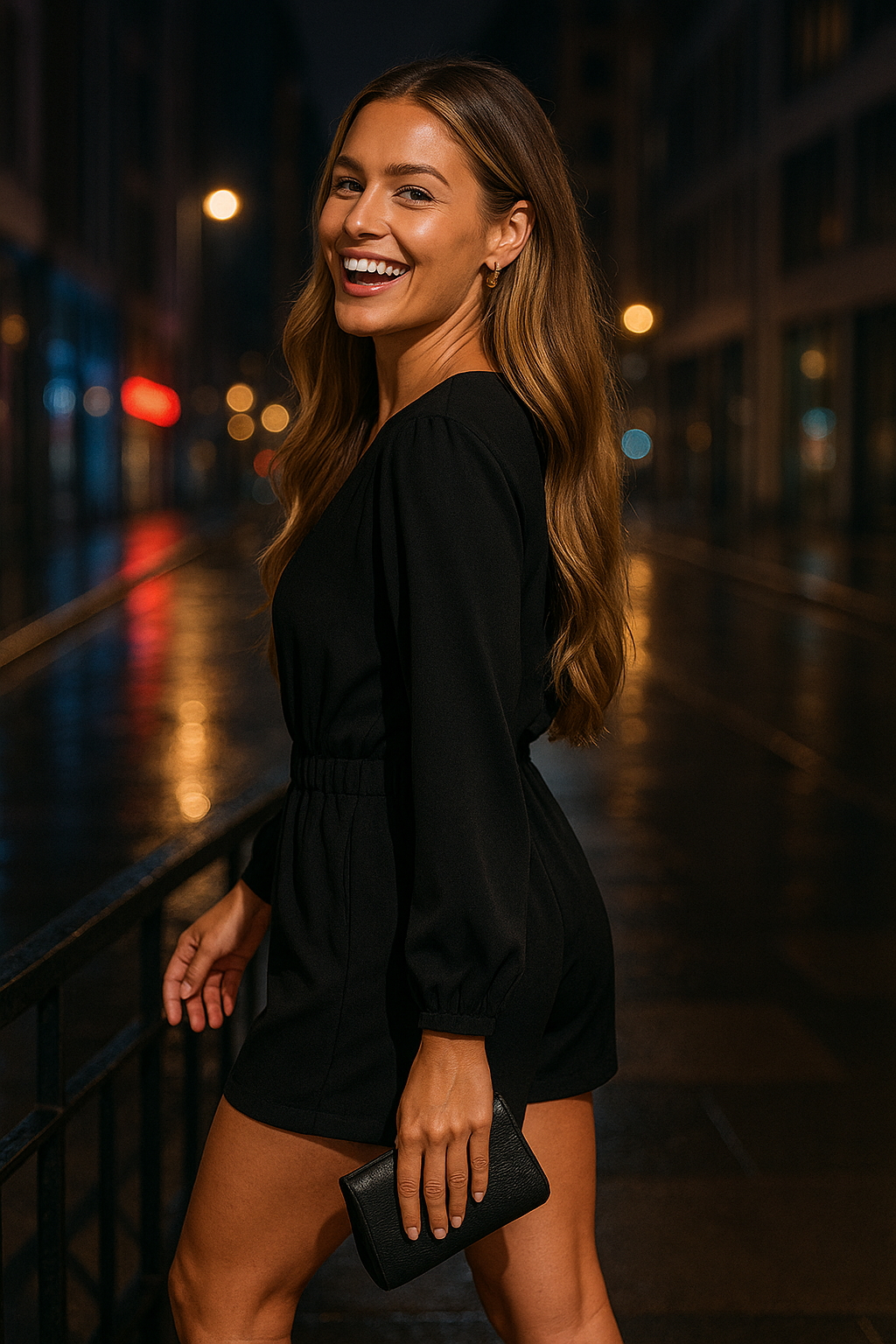 CITY NIGHTS jumpsuit black